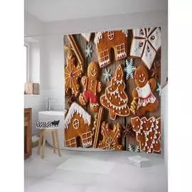 Шторка-занавеска для ванной JOYARTY