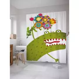 Шторка-занавеска для ванной JOYARTY