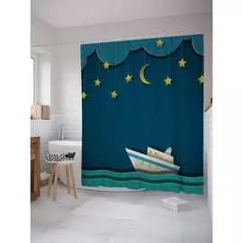 Шторка-занавеска для ванной JOYARTY