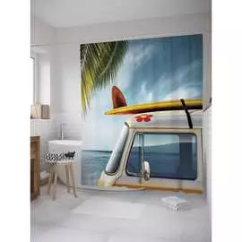 Шторка-занавеска для ванной JOYARTY