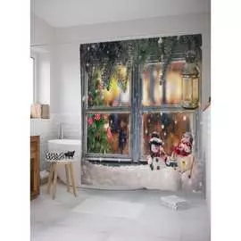 Шторка-занавеска для ванной JOYARTY