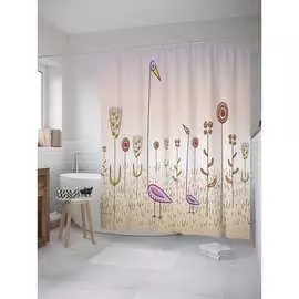 Шторка-занавеска для ванной JOYARTY