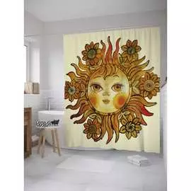 Шторка-занавеска для ванной JOYARTY