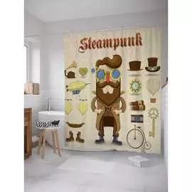 Шторка-занавеска для ванной JOYARTY