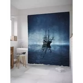 Шторка-занавеска для ванной JOYARTY