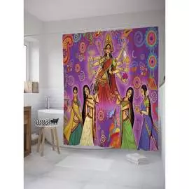 Шторка-занавеска для ванной JOYARTY