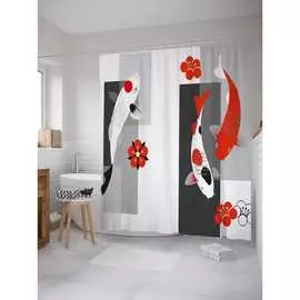 Шторка-занавеска для ванной JOYARTY