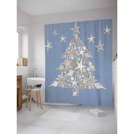 Шторка-занавеска для ванной JOYARTY