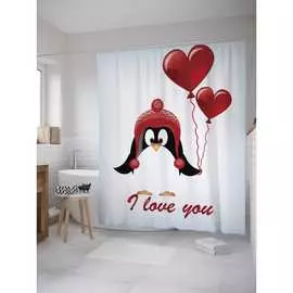 Шторка-занавеска для ванной JOYARTY