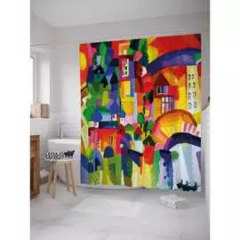 Шторка-занавеска для ванной JOYARTY