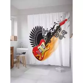 Шторка-занавеска для ванной JOYARTY