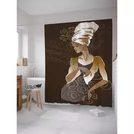 Шторка-занавеска для ванной JOYARTY