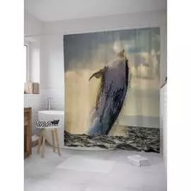 Шторка-занавеска для ванной JOYARTY