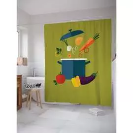 Шторка-занавеска для ванной JOYARTY