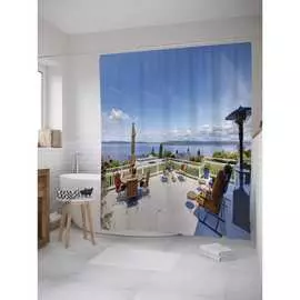 Шторка-занавеска для ванной JOYARTY