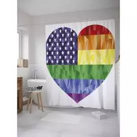 Шторка-занавеска для ванной JOYARTY