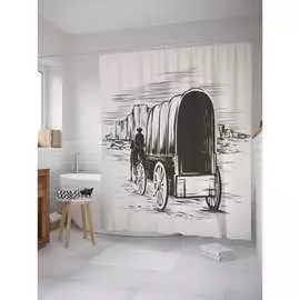 Шторка-занавеска для ванной JOYARTY