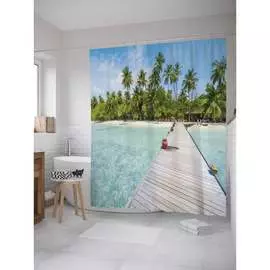 Шторка-занавеска для ванной JOYARTY