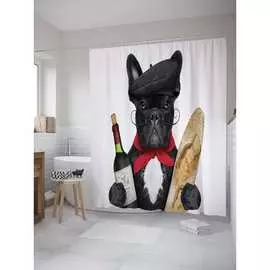 Шторка-занавеска для ванной JOYARTY