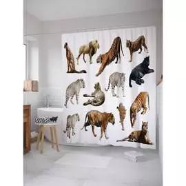 Шторка-занавеска для ванной JOYARTY