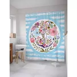 Шторка-занавеска для ванной JOYARTY