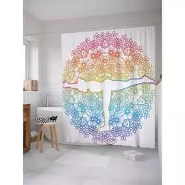 Шторка-занавеска для ванной JOYARTY