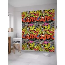 Шторка-занавеска для ванной JOYARTY