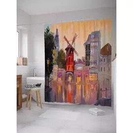 Шторка-занавеска для ванной JOYARTY