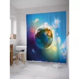 Шторка-занавеска для ванной JOYARTY