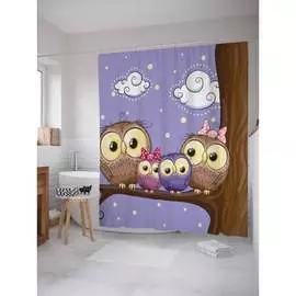 Шторка-занавеска для ванной JOYARTY