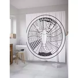 Шторка-занавеска для ванной JOYARTY