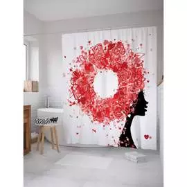 Шторка-занавеска для ванной JOYARTY