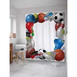 Шторка-занавеска для ванной JOYARTY