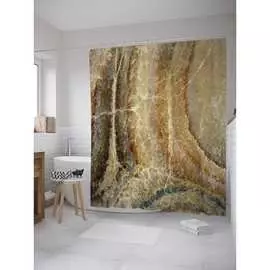 Шторка-занавеска для ванной JOYARTY