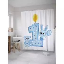 Шторка-занавеска для ванной JOYARTY