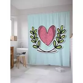 Шторка-занавеска для ванной JOYARTY