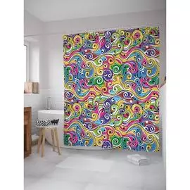 Шторка-занавеска для ванной JOYARTY
