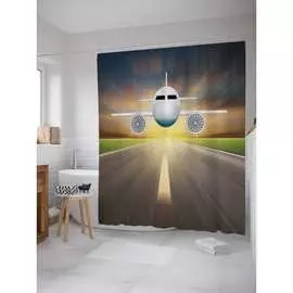 Шторка-занавеска для ванной JOYARTY