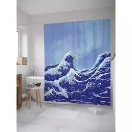 Шторка-занавеска для ванной JOYARTY