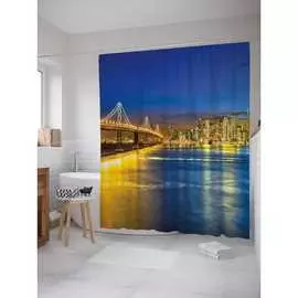 Шторка-занавеска для ванной JOYARTY