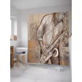 Шторка-занавеска для ванной JOYARTY