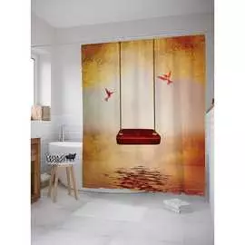 Шторка-занавеска для ванной JOYARTY