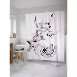 Шторка-занавеска для ванной JOYARTY