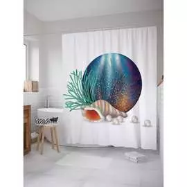 Шторка-занавеска для ванной JOYARTY