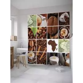 Шторка-занавеска для ванной JOYARTY