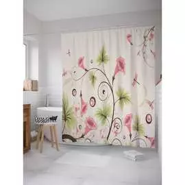Шторка-занавеска для ванной JOYARTY