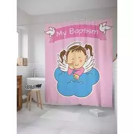 Шторка-занавеска для ванной JOYARTY