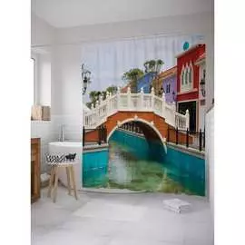 Шторка-занавеска для ванной JOYARTY