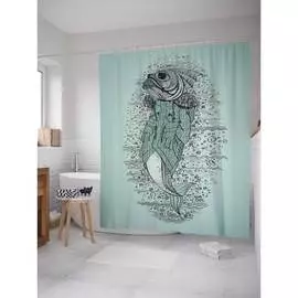 Шторка-занавеска для ванной JOYARTY