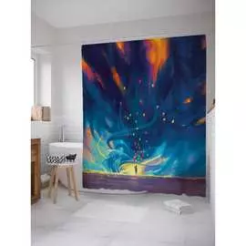 Шторка-занавеска для ванной JOYARTY